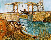 Vincent Van Gogh, Drawbridge at Arles